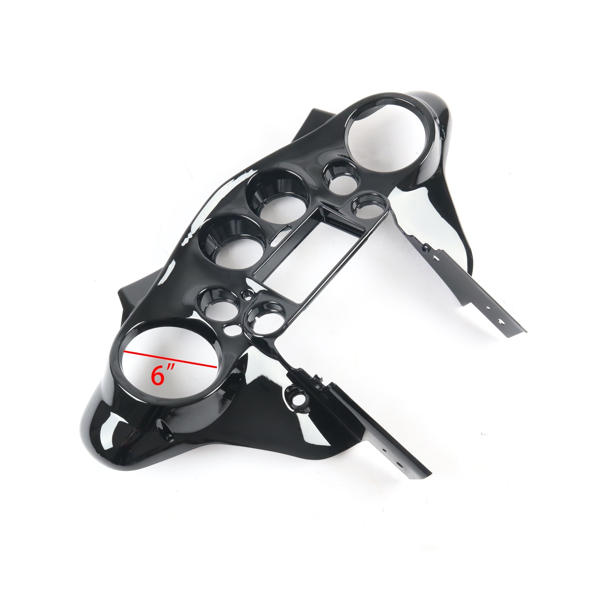 Double DIN Inner Fairing Kit Batwing Fairing Fit for 1998-2013 Harley-Davidson Touring FLH