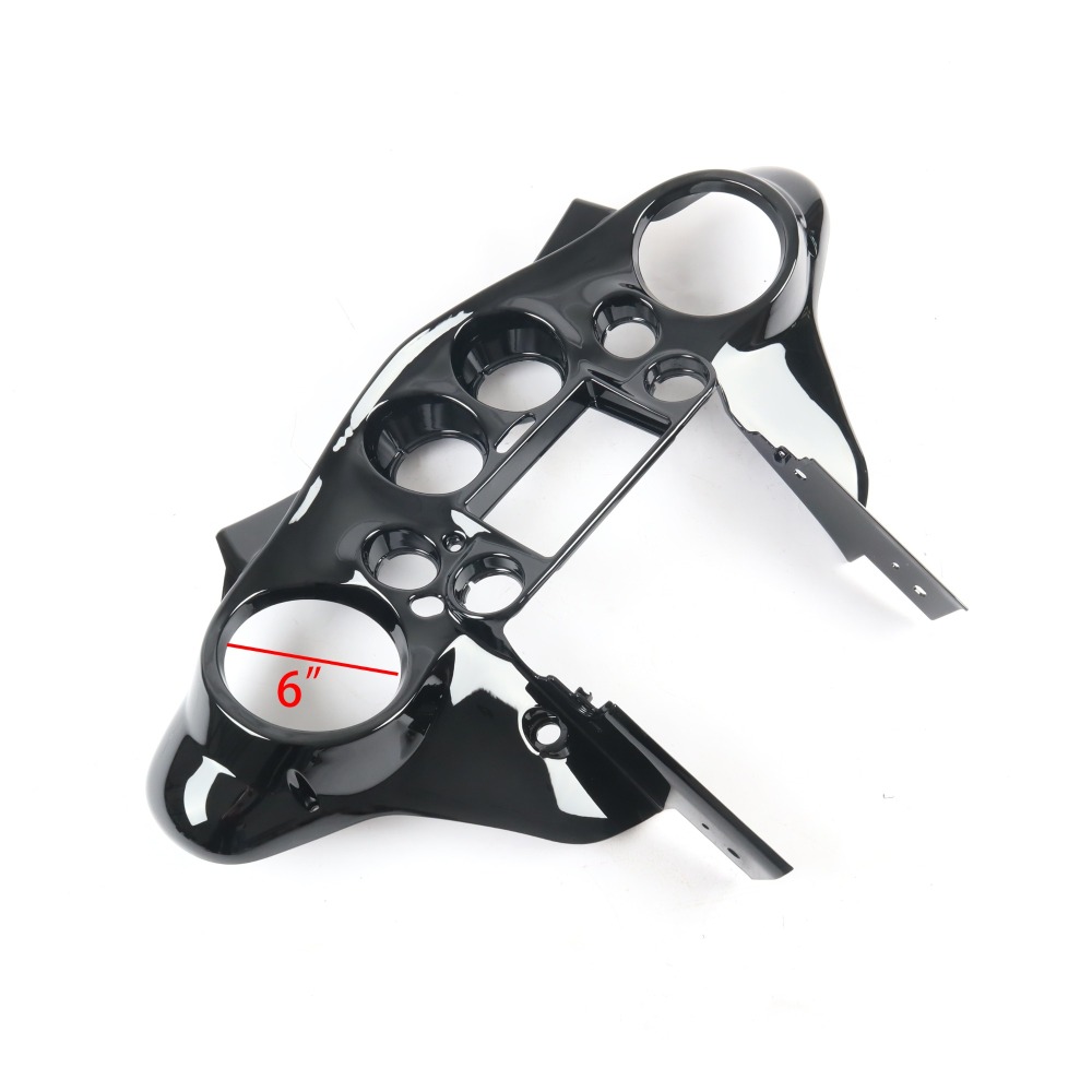 Double DIN Inner Fairing Kit Batwing Fairing Fit for 1998-2013 Harley-Davidson Touring FLH