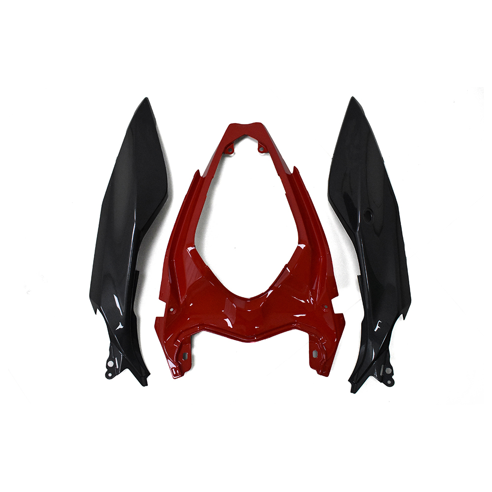 ABS Plastic Full Fairings Kit Fit For Kawasaki Ninja 400 NINJA400 2018 - 2023 - Gloss Red Black
