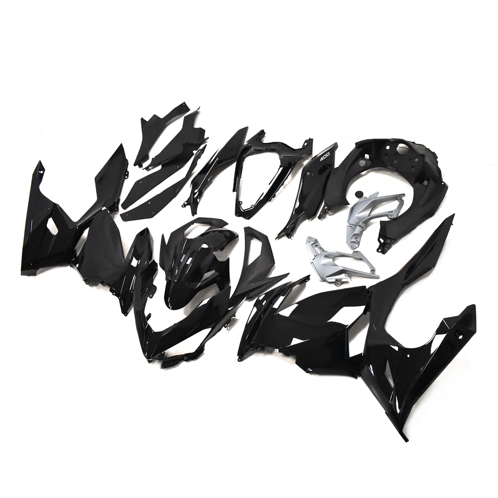 Full Fairings Kit Fit For Kawasaki Ninja 400 NINJA400 2018 - 2023 - Gloss Black