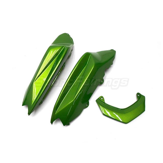 Sportfairings Full Fairing Kit fit for Kawasaki ER-6F Ninja 650 2012 - 2016 - Glossy Green Black