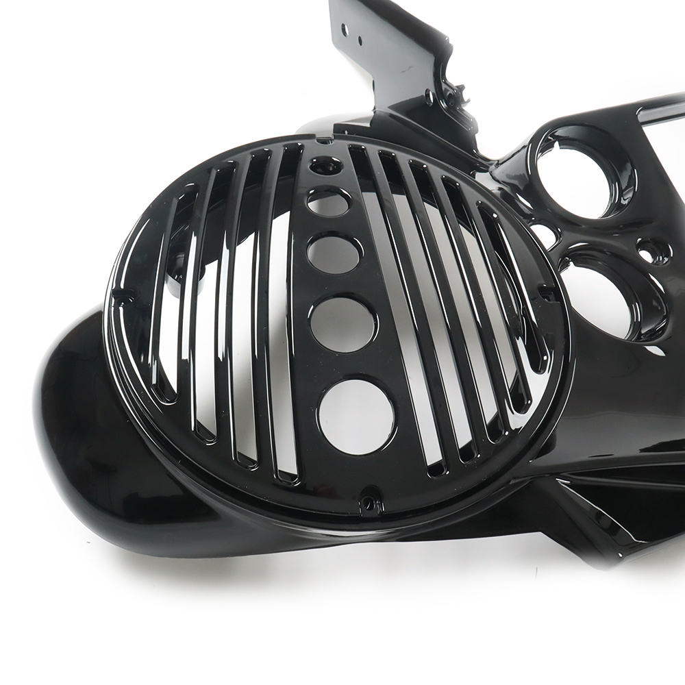 Inner Fairing with 8" Speaker Pods Double DIN Batwing Fairing Fit for Harley Touring 1998-2013