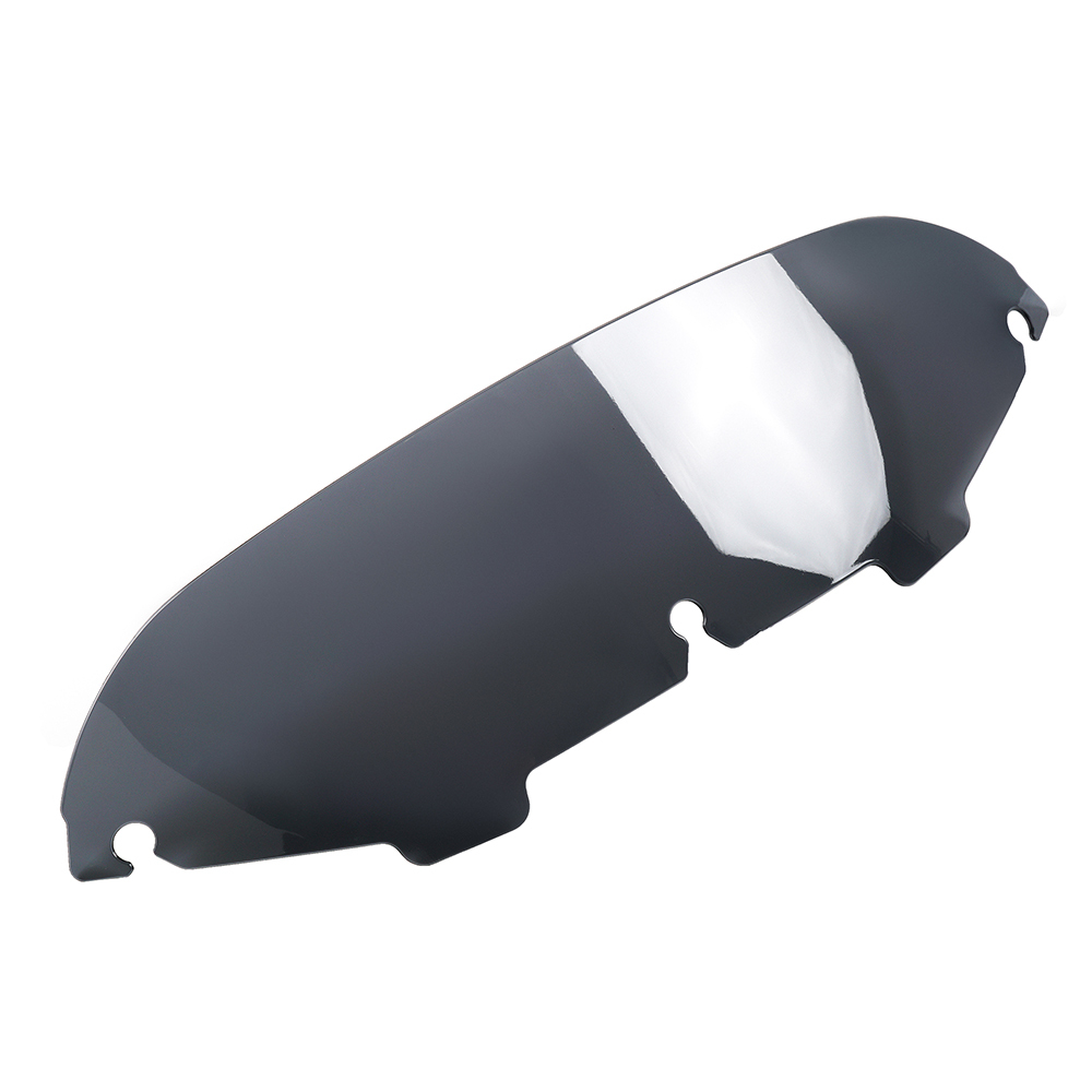 Motorcycle 4.5" Round Windscreen Windshield Fit for 1996-2013 Harley Electra Glide, Street Glide, Ultra Limited and Tri Glide