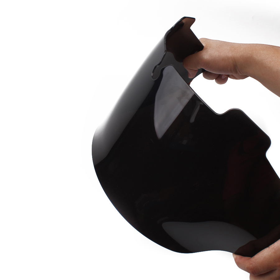 Motorcycle 8" Wave Windscreen Windshield Fit for 1996-2013 Harley Electra Glide, Street Glide, Ultra Limited and Tri Glide