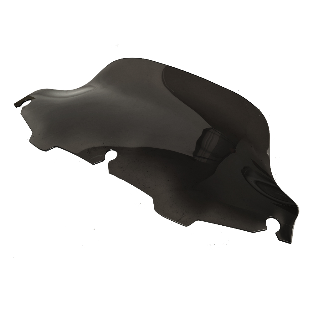 Motorcycle 8" Wave Windscreen Windshield Fit for 1996-2013 Harley Electra Glide, Street Glide, Ultra Limited and Tri Glide