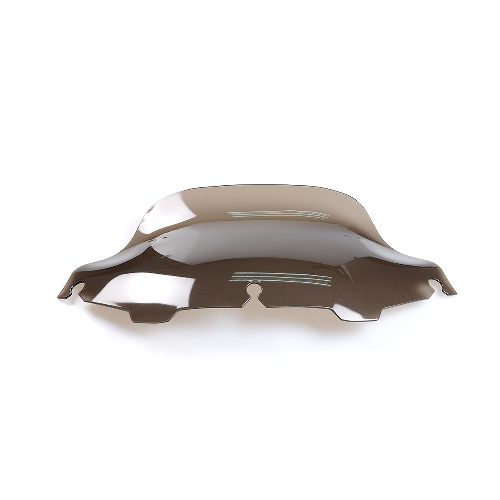 Motorcycle 8" Wave Windscreen Windshield Fit for 1996-2013 Harley Electra Glide, Street Glide, Ultra Limited and Tri Glide