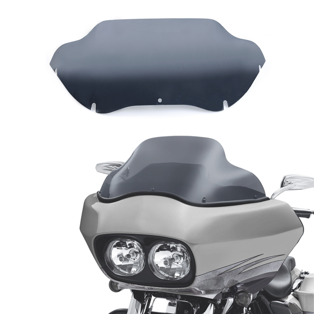 9.5" Windshield Wave Windscreen Fit for Harley Road Glide 1998 1999 2000 2001 2002 - 2013 Wind Deflector Windshield