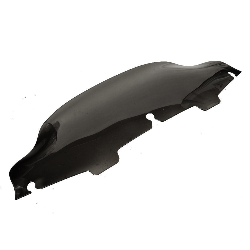 Motorcycle 6" Wave Windscreen Windshield Fit for 1996-2013 Harley Electra Glide, Street Glide, Ultra Limited and Tri Glide