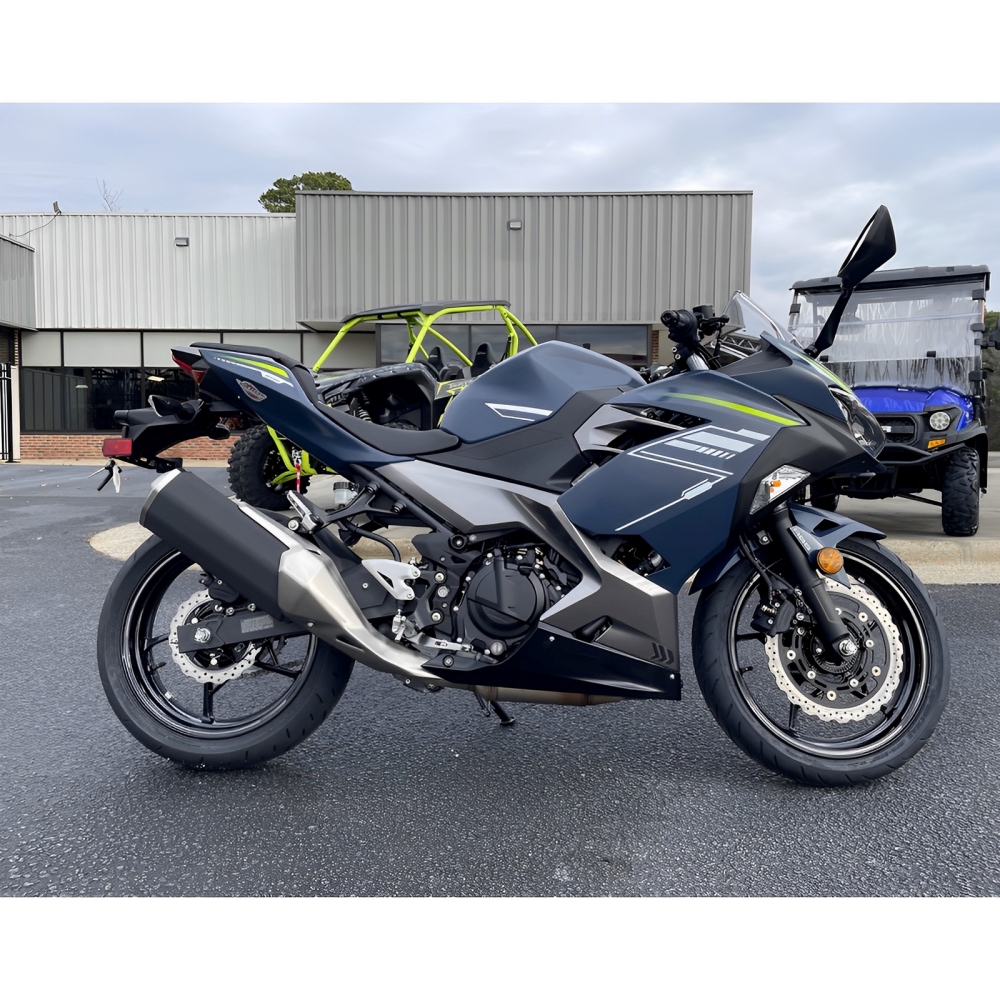 Fairing Kit fit for Kawasaki Ninja 400 2018 - 2023 - Dark Blue Black Grey