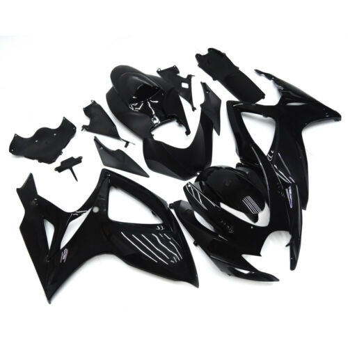 Sportfairings Fairing Kit fit for Suzuki GSXR600 GSXR750 2006 - 2007 - Gloss Black