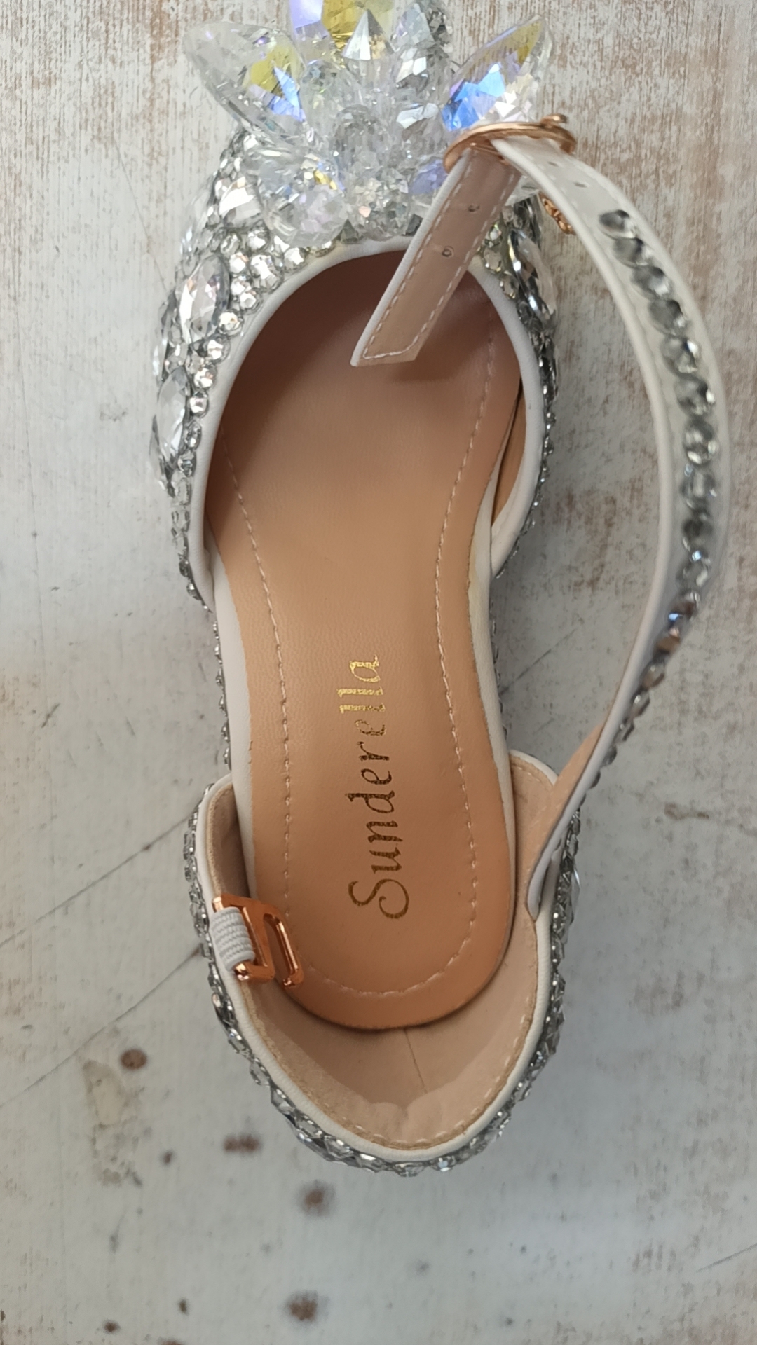 SUNDERELLA Rhinestone Wedding Shoes, Sandals Women's Shoes Party Pumps