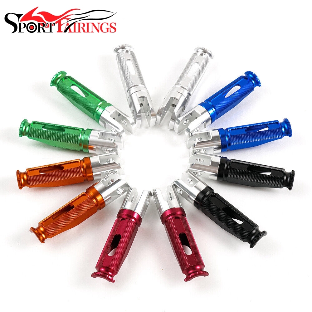 SPORT FAIRINGS Motorcycle Foot Pegs Footrests for Buell M2 Aluminum Front Well Pedals