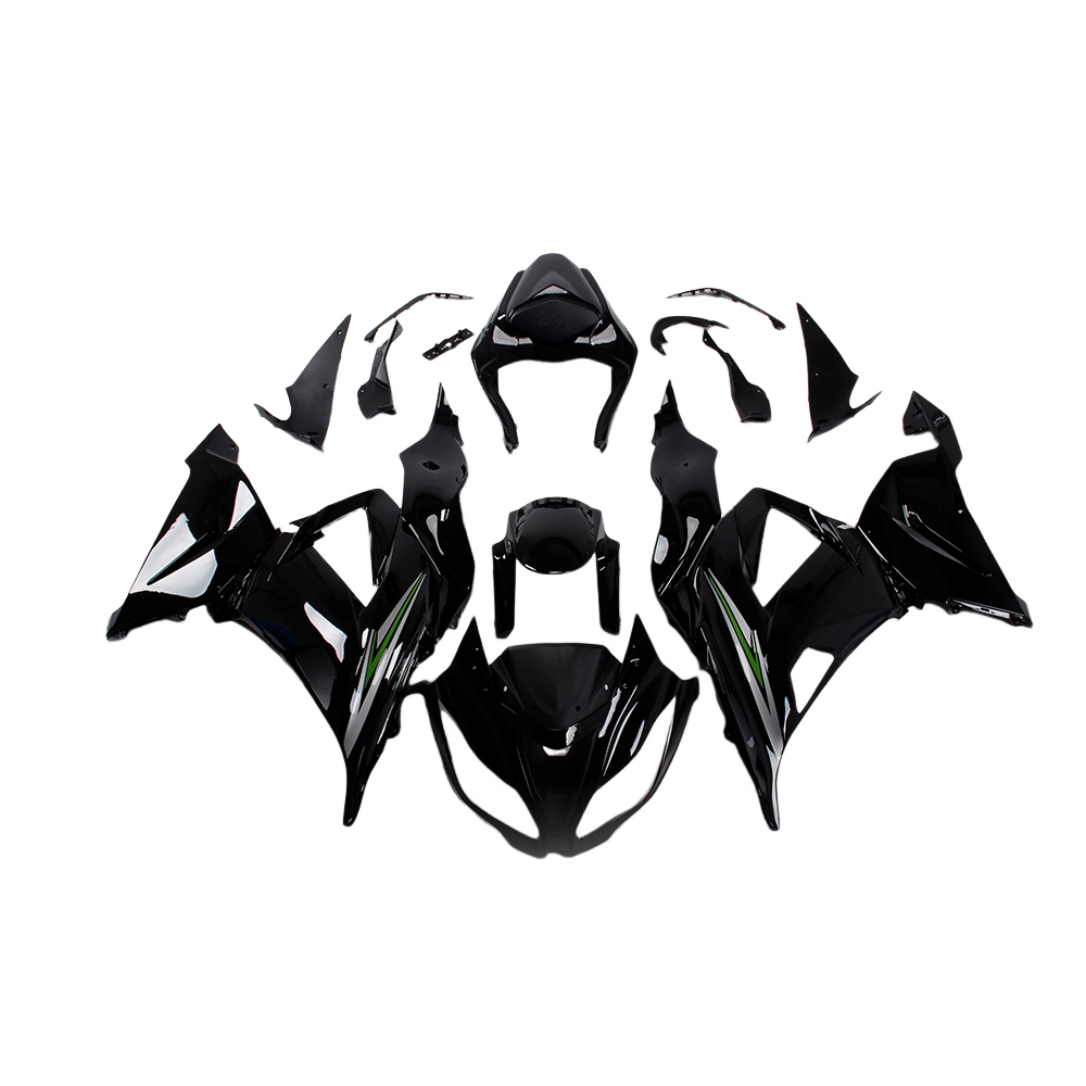 Black ABS Fairings for Kawasaki Ninja ZX-6R ZX6R 2013 -2018