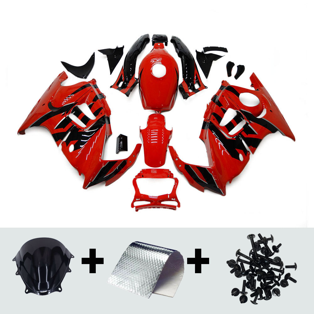 Red Black Fairing Kit for Honda CBR600F3 1995 1996