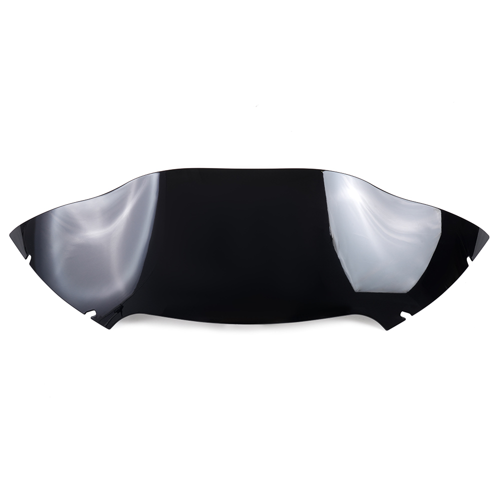 Black 8 " Windshield Wave Windscreen Fit for Harley Road Glide 2015 2016 2017 2018 2019 2020 2021 2022 Wind Deflector Windshield
