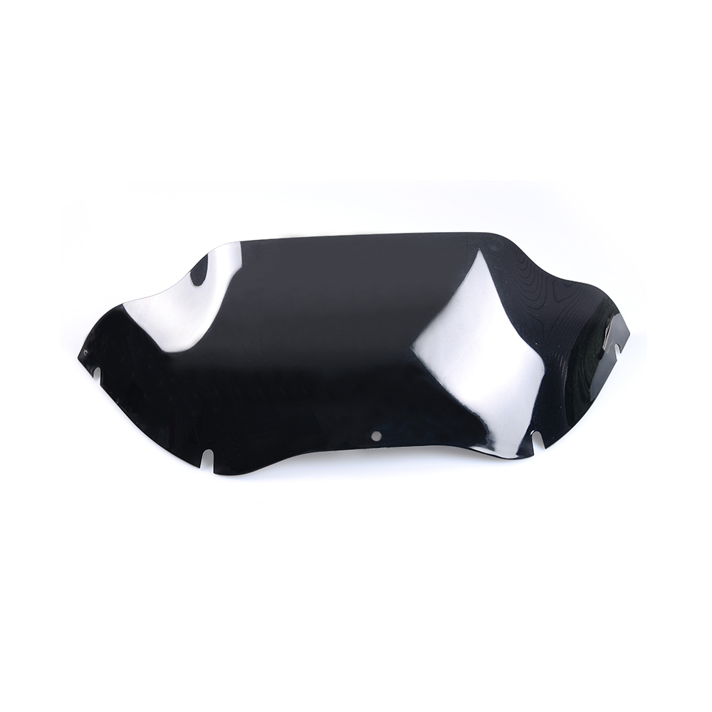 Black 8 " Windshield Wave Windscreen Fit for Harley Road Glide 2015 2016 2017 2018 2019 2020 2021 2022 Wind Deflector Windshield