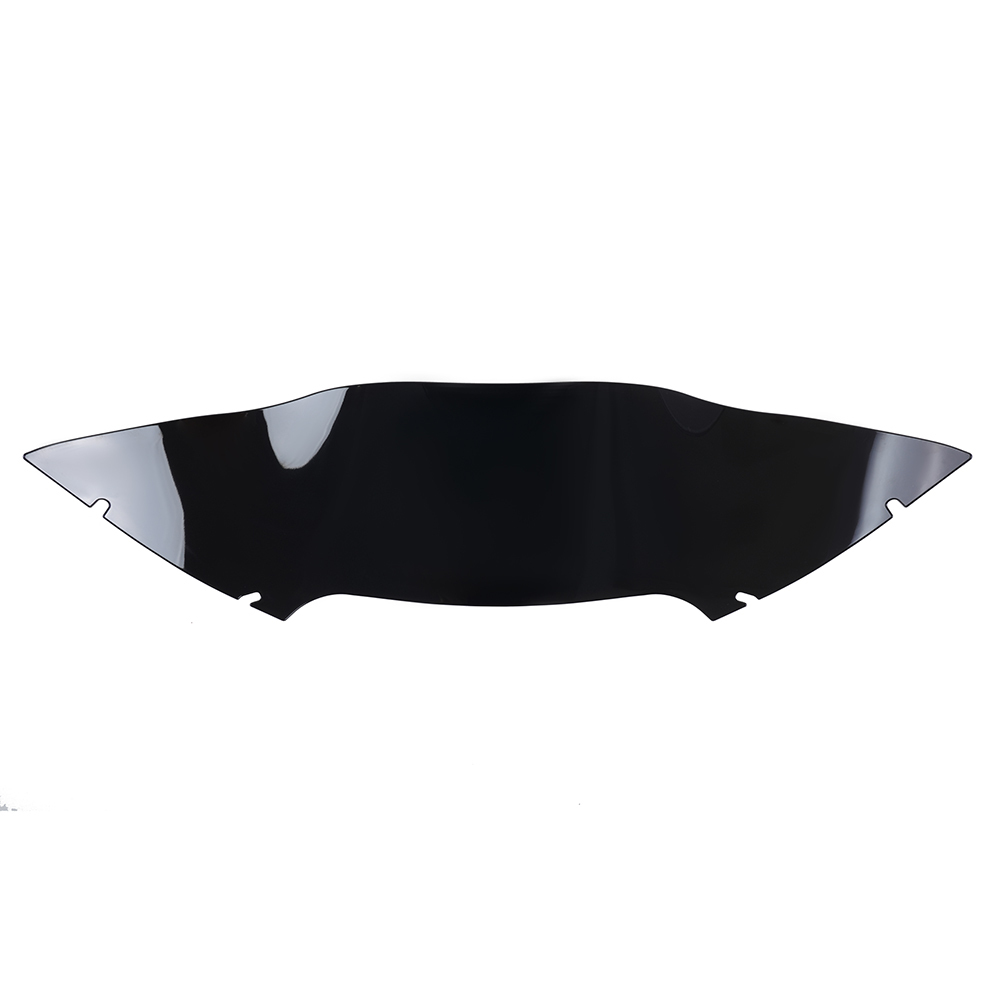Black 8 " Windshield Wave Windscreen Fit for Harley Road Glide 2015 2016 2017 2018 2019 2020 2021 2022 Wind Deflector Windshield