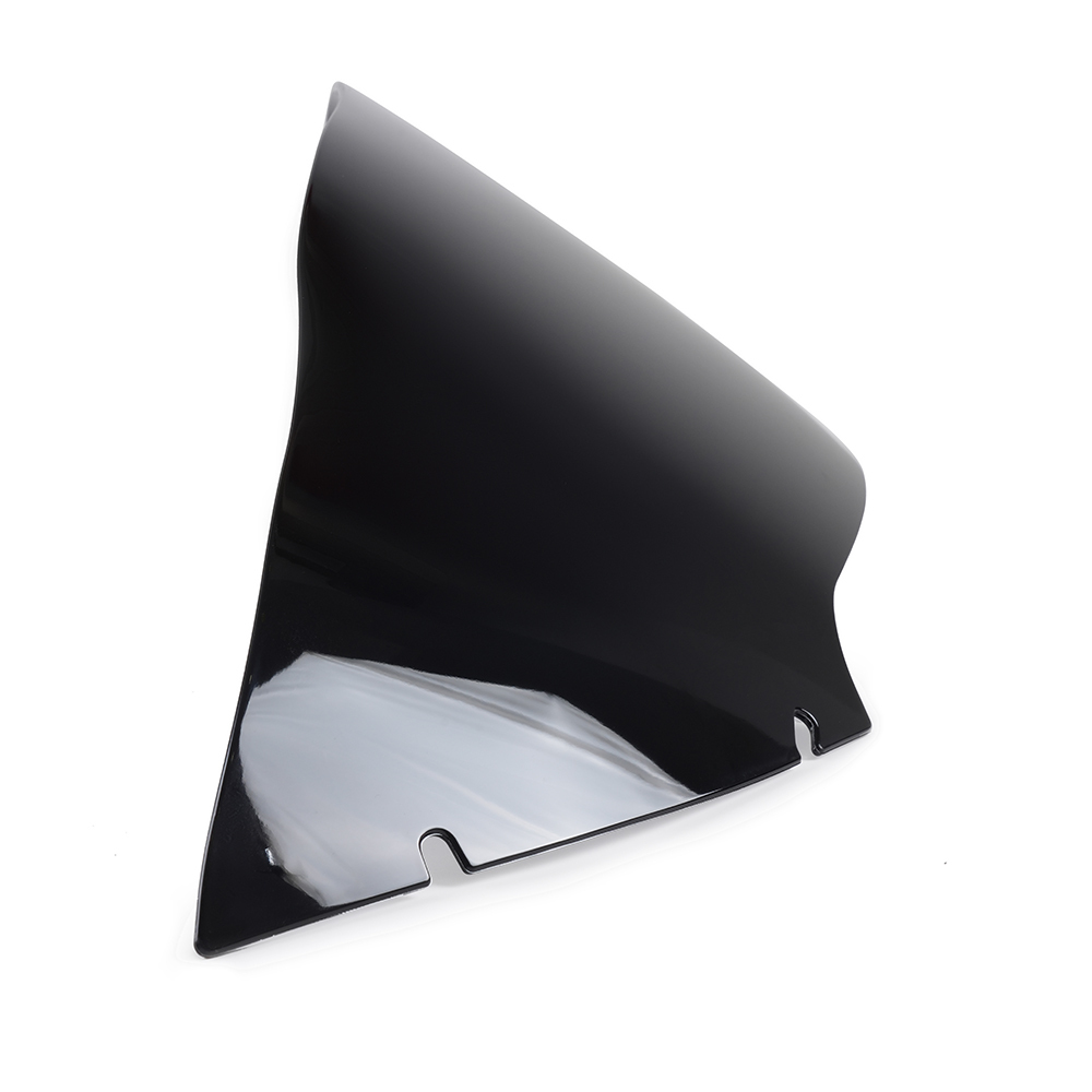 Black 8 " Windshield Wave Windscreen Fit for Harley Road Glide 2015 2016 2017 2018 2019 2020 2021 2022 Wind Deflector Windshield