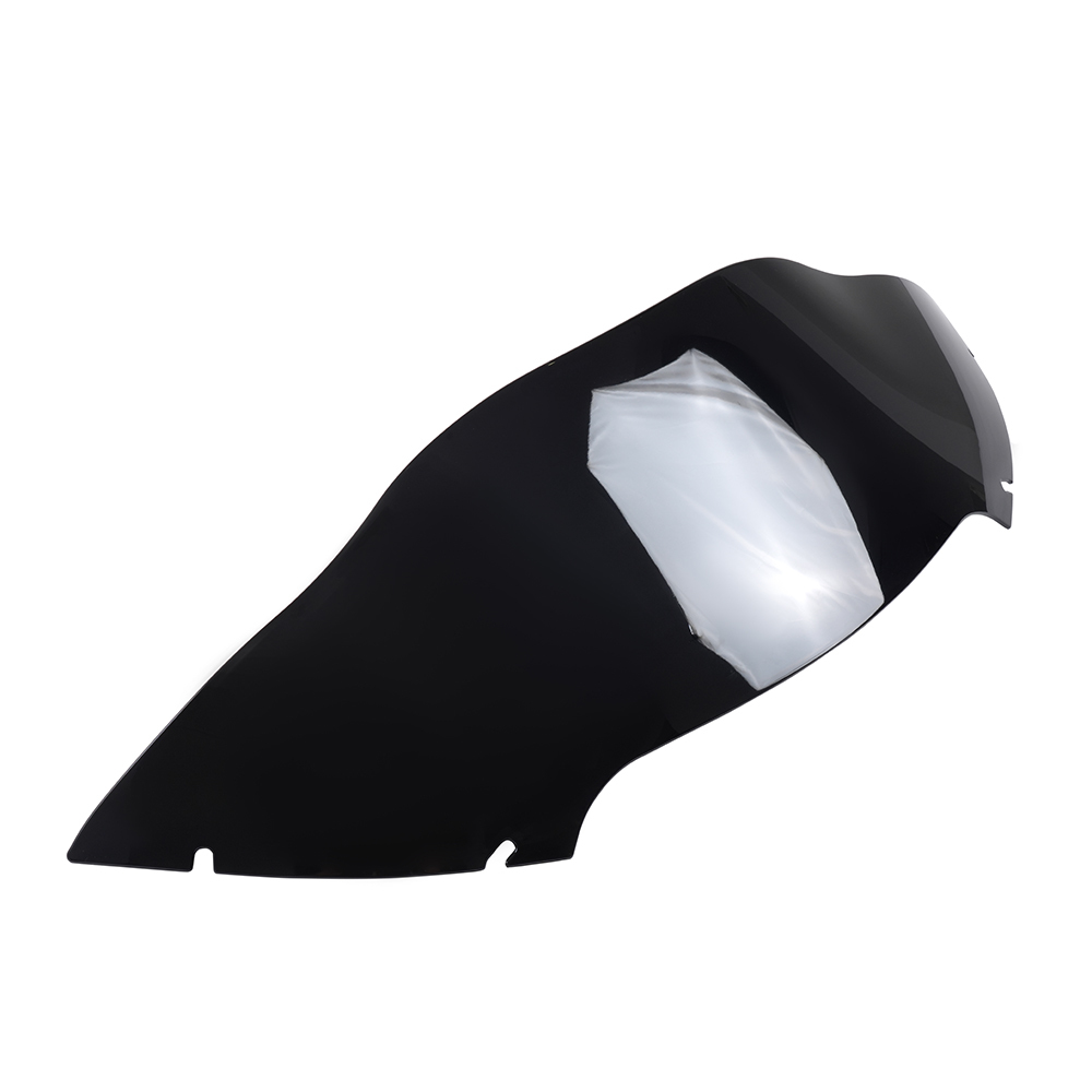 Black 8 " Windshield Wave Windscreen Fit for Harley Road Glide 2015 2016 2017 2018 2019 2020 2021 2022 Wind Deflector Windshield