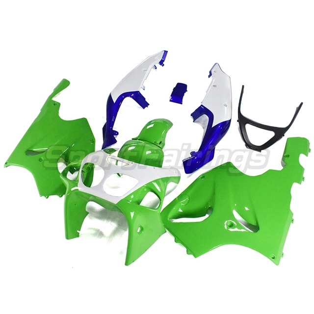 Sportfairings Fairing Kit fit for Kawasaki Ninja ZX7R 1996 - 2003 - Green White Blue