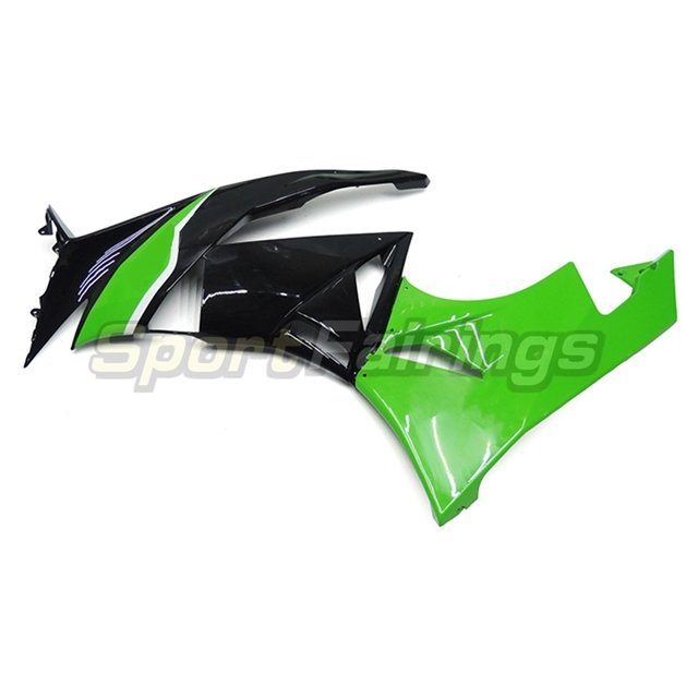 Sportfairings Fairing Kit fit for Kawasaki Ninja ZX6R 2009 - 2012 - Green Black
