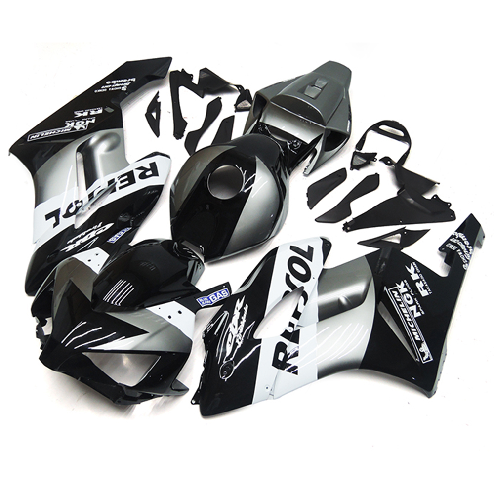 Fairing Kit Fit For Honda CBR1000RR 2004 - 2005 - Repsol Black Silver White