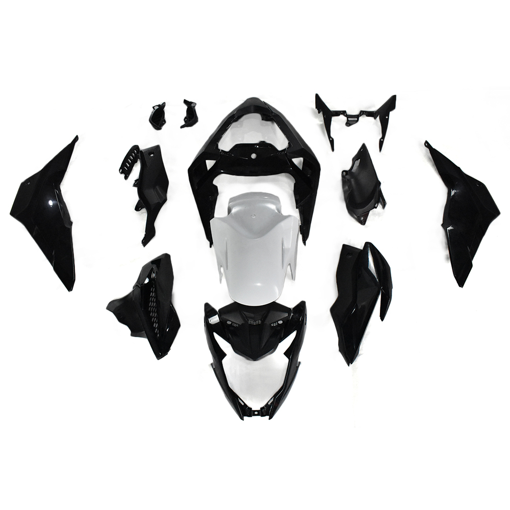 Fairing Kit Fit For Honda CB500F 2016 - 2018 - Unpainted Black White