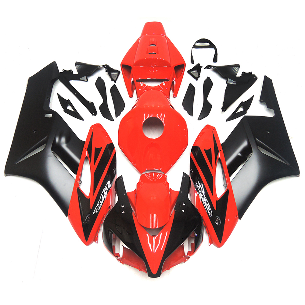 Fairing Kit Fit For Honda CBR1000RR 2004 - 2005 - Red Gloss Black Matte