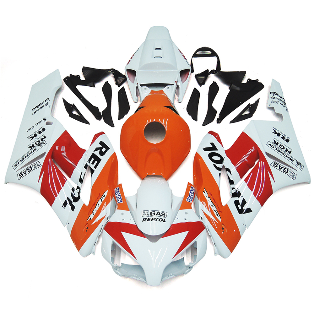Fairing Kit Fit For Honda CBR1000RR 2004 - 2005 - White Orange Red