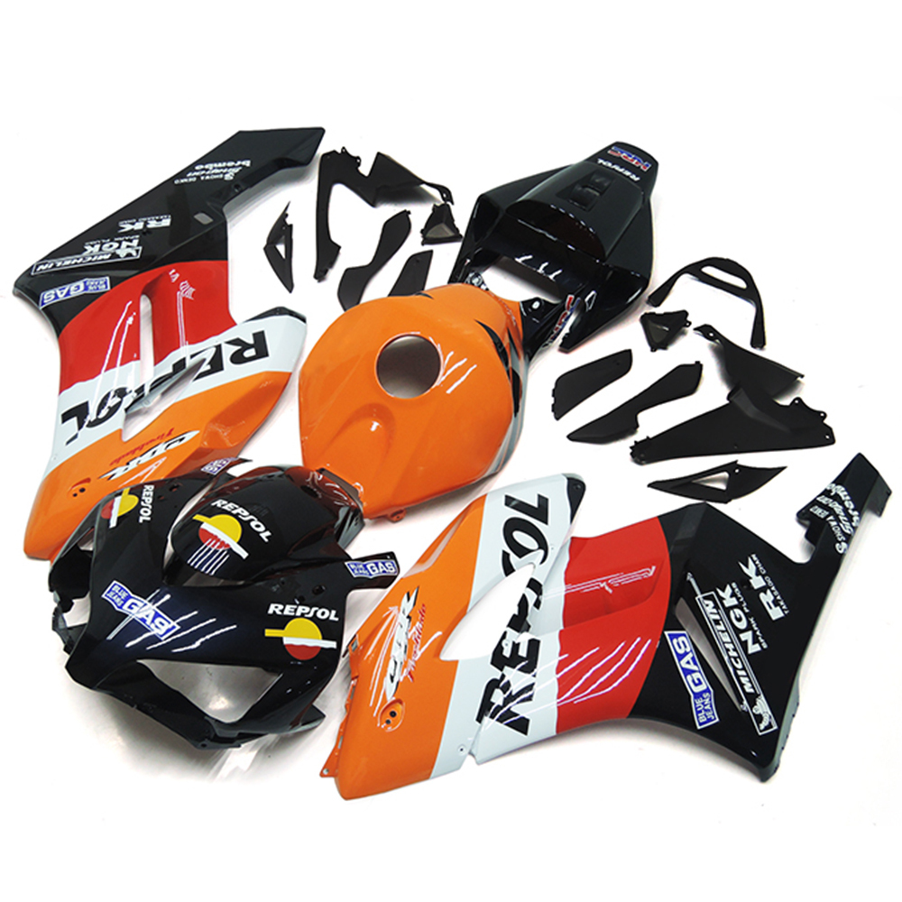 Fairing Kit Fit For Honda CBR1000RR 2004 - 2005 - Black Orange Red