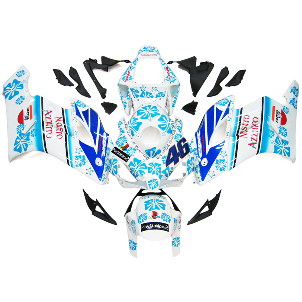 Fairing Kit Fit For Honda CBR1000RR 2004 - 2005 - White Blue