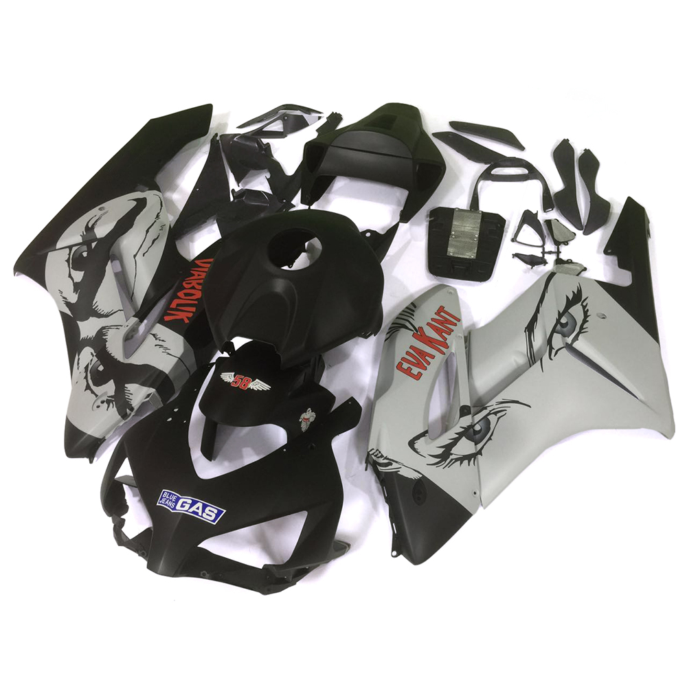 Fairing Kit Fit For Honda CBR1000RR 2004 - 2005 - Black Grey