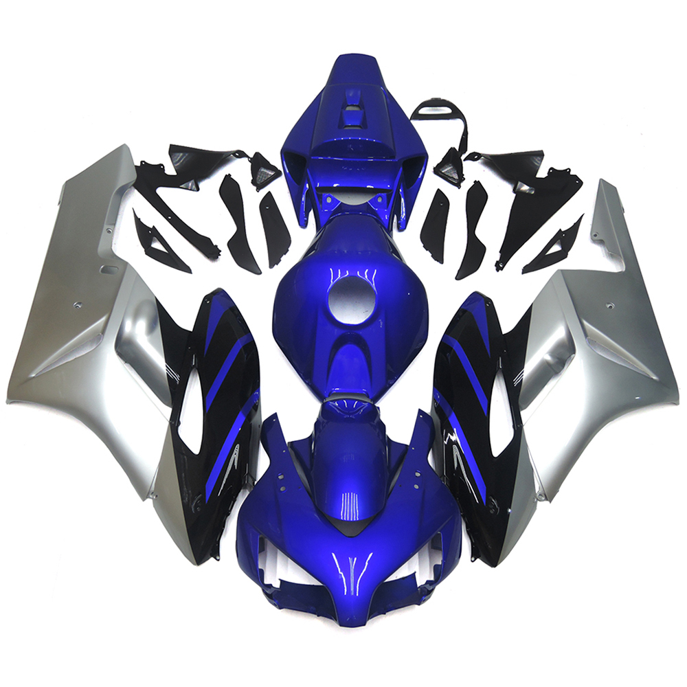 Fairing Kit Fit For Honda CBR1000RR 2004 - 2005 - Deep Blue Silver Black
