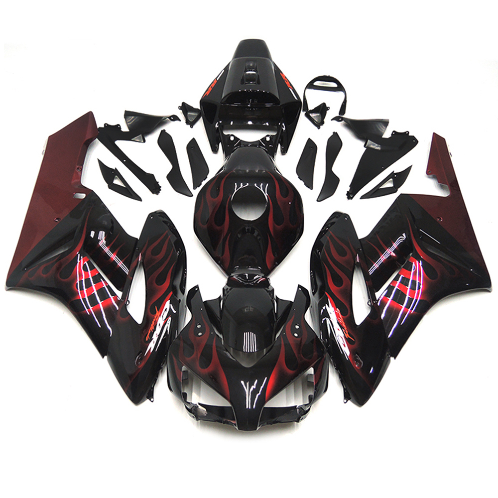 Fairing Kit Fit For Honda CBR1000RR 2004 - 2005 - Black Dark Red