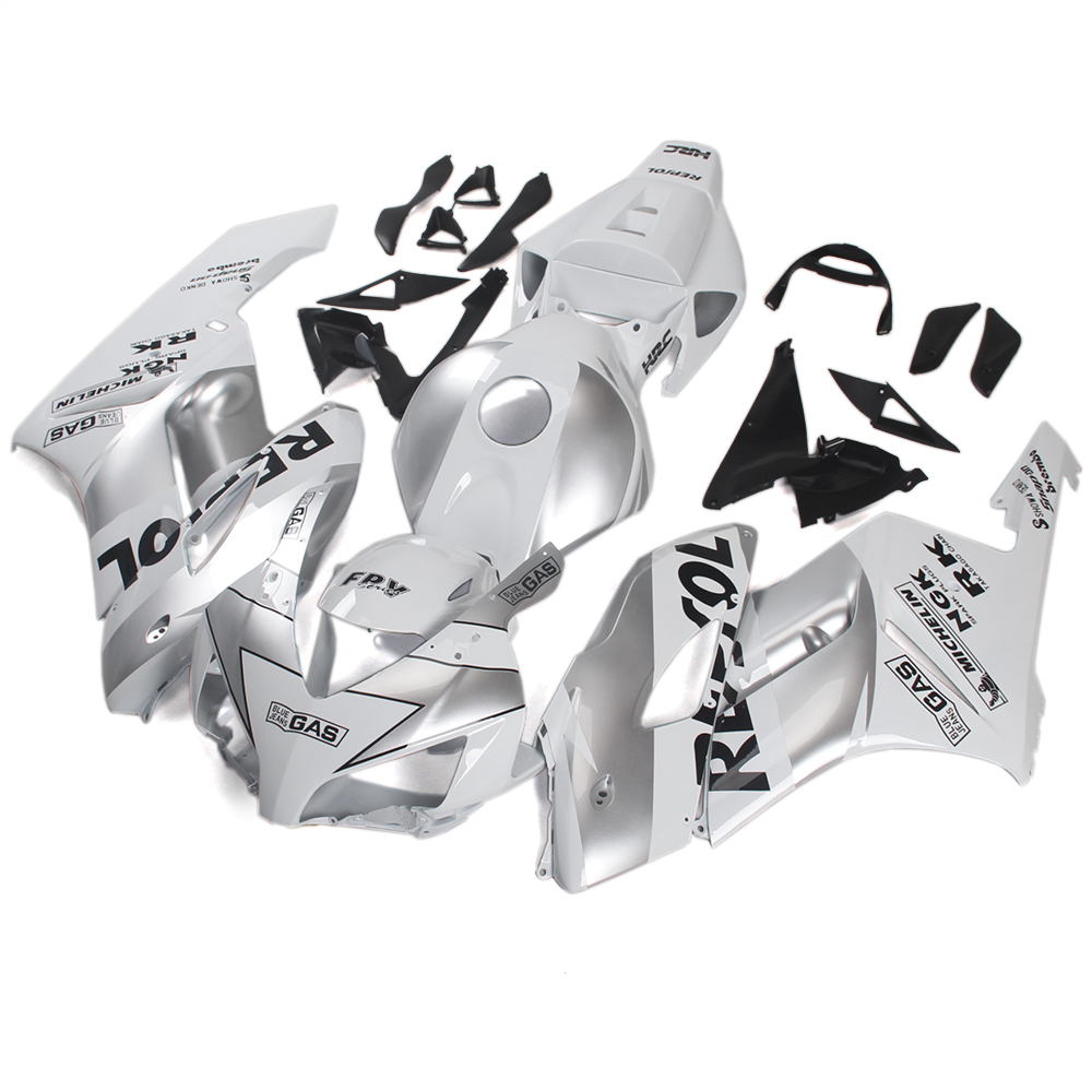 Fairing Kit Fit For Honda CBR1000RR 2004 - 2005 - White Silver