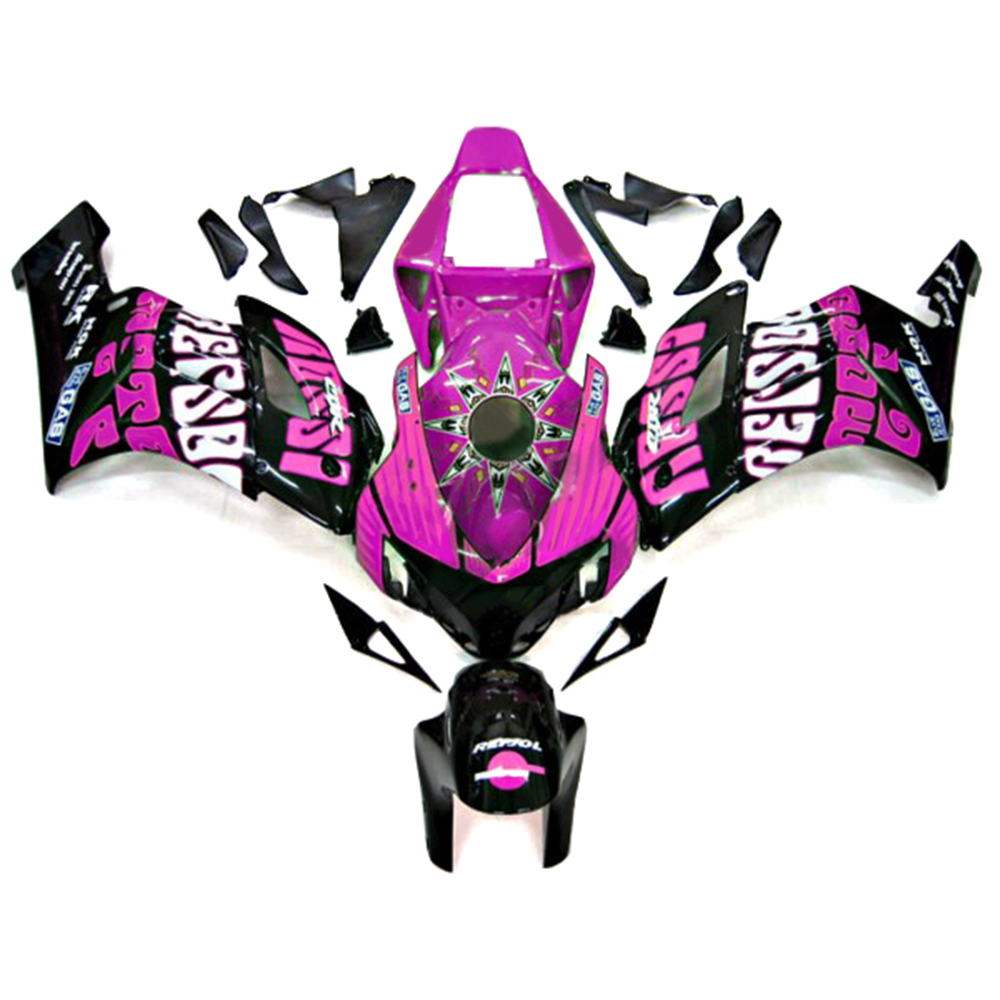 Fairing Kit Fit For Honda CBR1000RR 2004 - 2005 - Black Pink