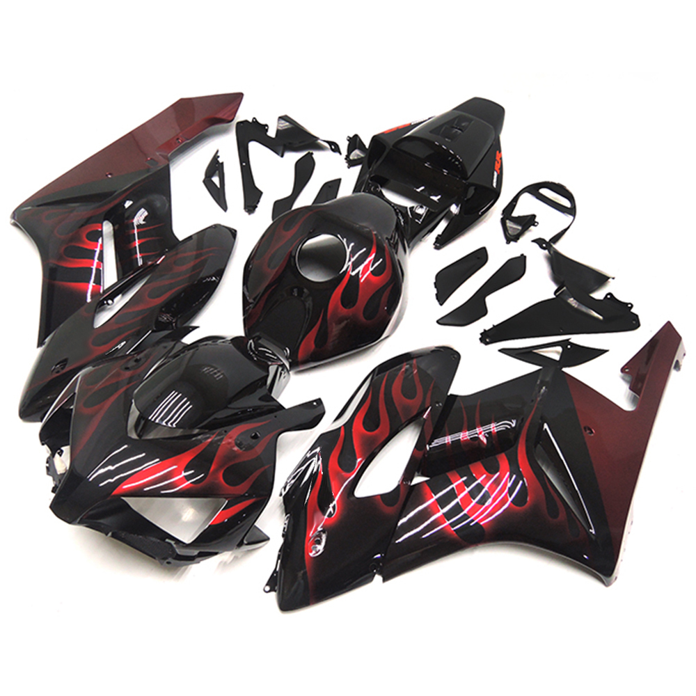 Fairing Kit Fit For Honda CBR1000RR 2004 - 2005 - Black Dark Red