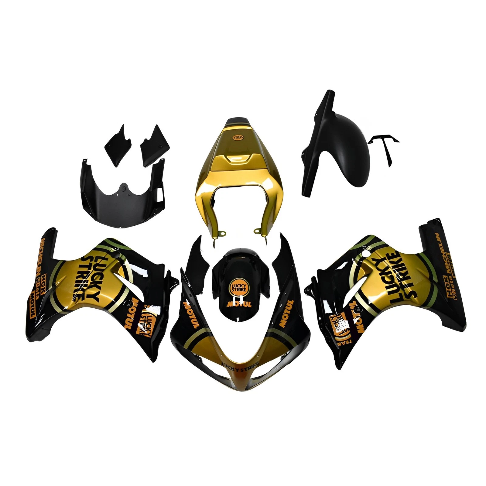 Fairing Kit Fit For Suzuki SV650 1000  2003 - 2013 - Gold Black