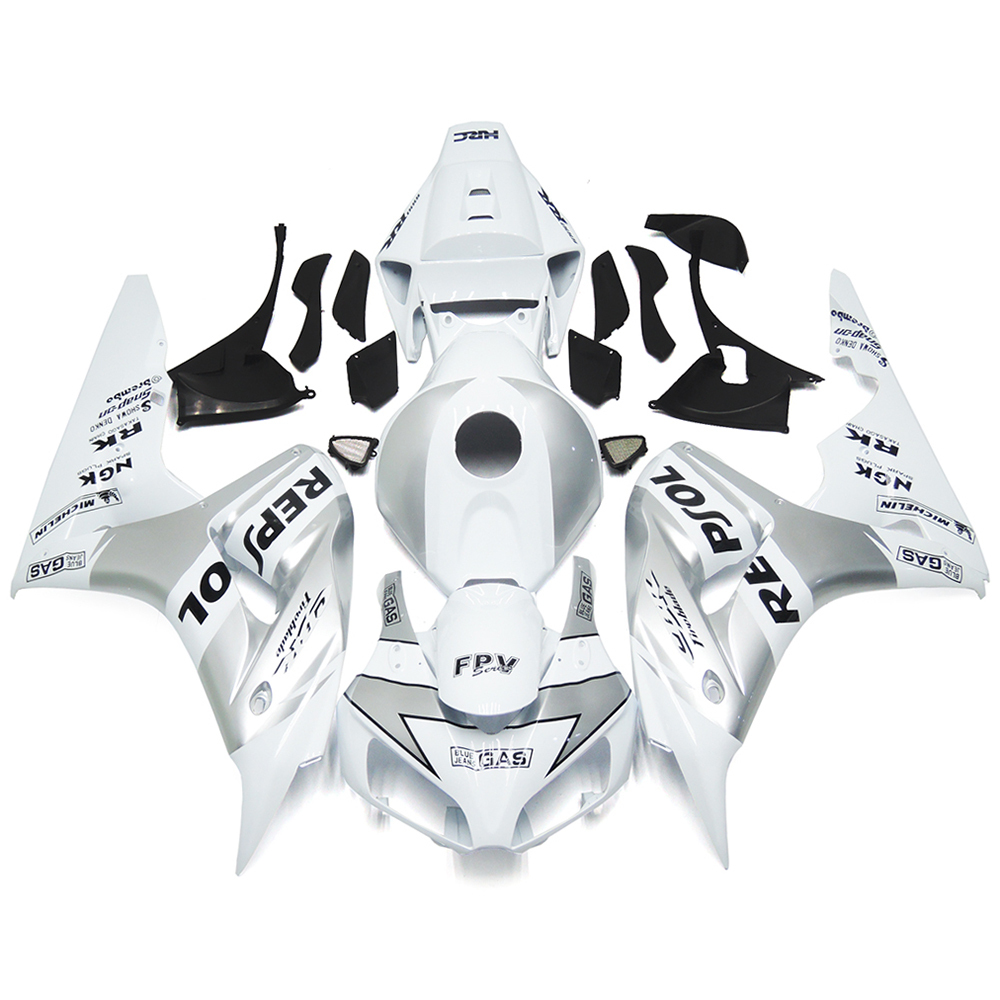 Fairing Kit Fit For Honda CBR1000RR 2006 - 2007 - White Silver