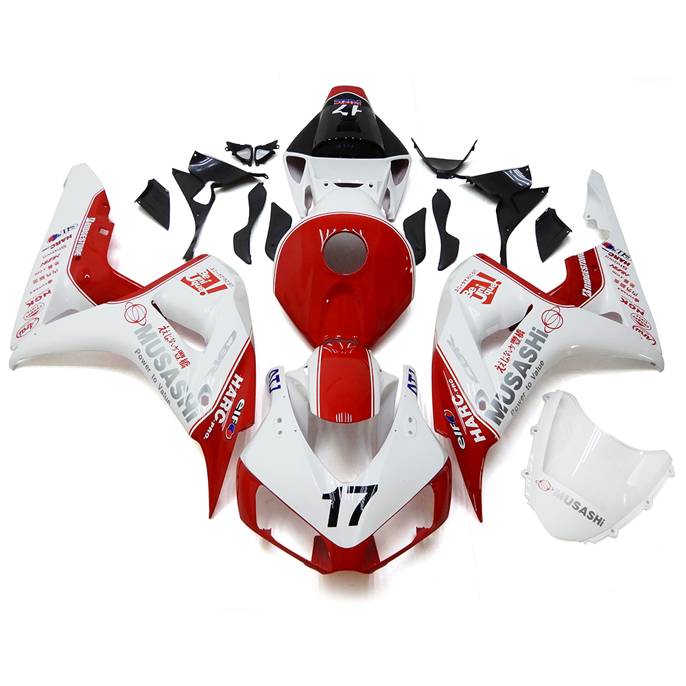 Fairing Kit Fit For Honda CBR1000RR 2006 - 2007 - White Red Black
