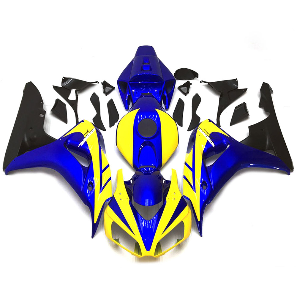 Fairing Kit Fit For Honda CBR1000RR 2006 - 2007 - Deep Blue Yellow Black