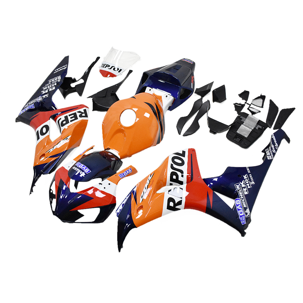 Fairing Kit Fit For Honda CBR1000RR 2006 - 2007 - Black Orange Red White