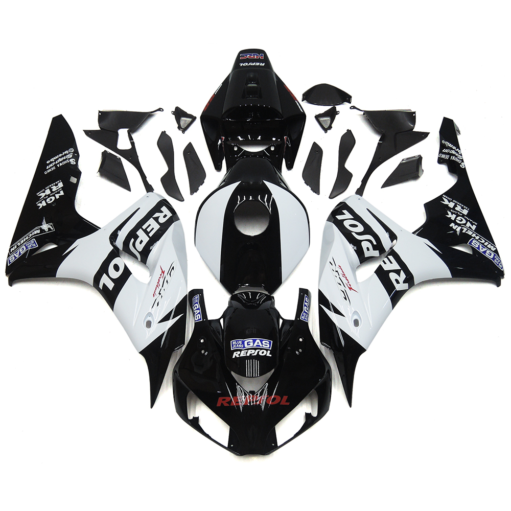 Fairing Kit Fit For Honda CBR1000RR 2006 - 2007 - Black White