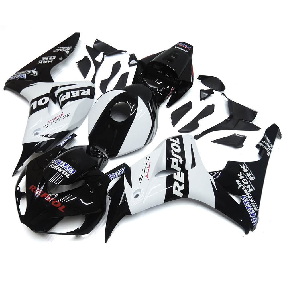 Fairing Kit Fit For Honda CBR1000RR 2006 - 2007 - Black White