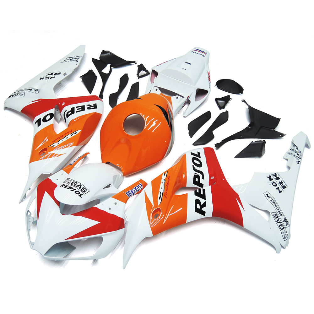 Fairing Kit Fit For Honda CBR1000RR 2006 - 2007 - White Orange Red