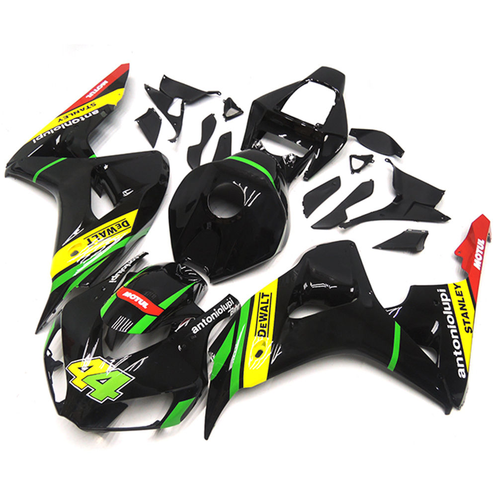 Fairing Kit Fit For Honda CBR1000RR 2006 - 2007 - Black Green Yellow Red
