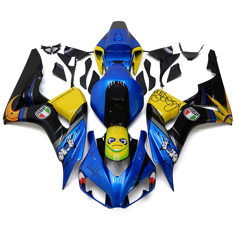 Fairing Kit Fit For Honda CBR1000RR 2006 - 2007 - Shark Blue Yellow Black