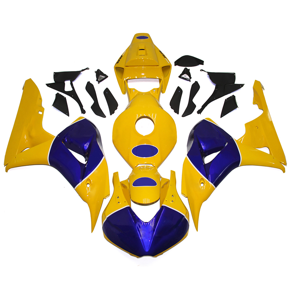 Fairing Kit Fit For Honda CBR1000RR 2006 - 2007 - Yellow Dark Blue