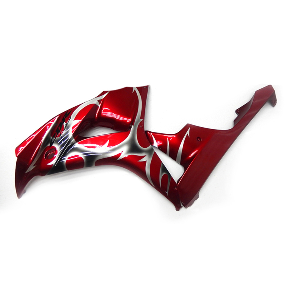 Fairing Kit Fit For Honda CBR1000RR 2006 - 2007 - Red Silver Flame Black