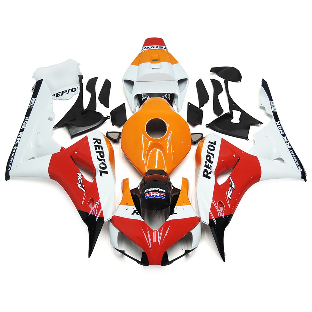 Fairing Kit Fit For Honda CBR1000RR 2006 - 2007 - Orange White Red Black
